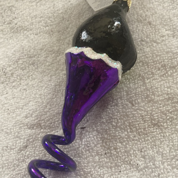 Christopher Radko Vintage 1998 NOS Green Elf spiral ornament Halloween #98-060-8 - Picture 6 of 9